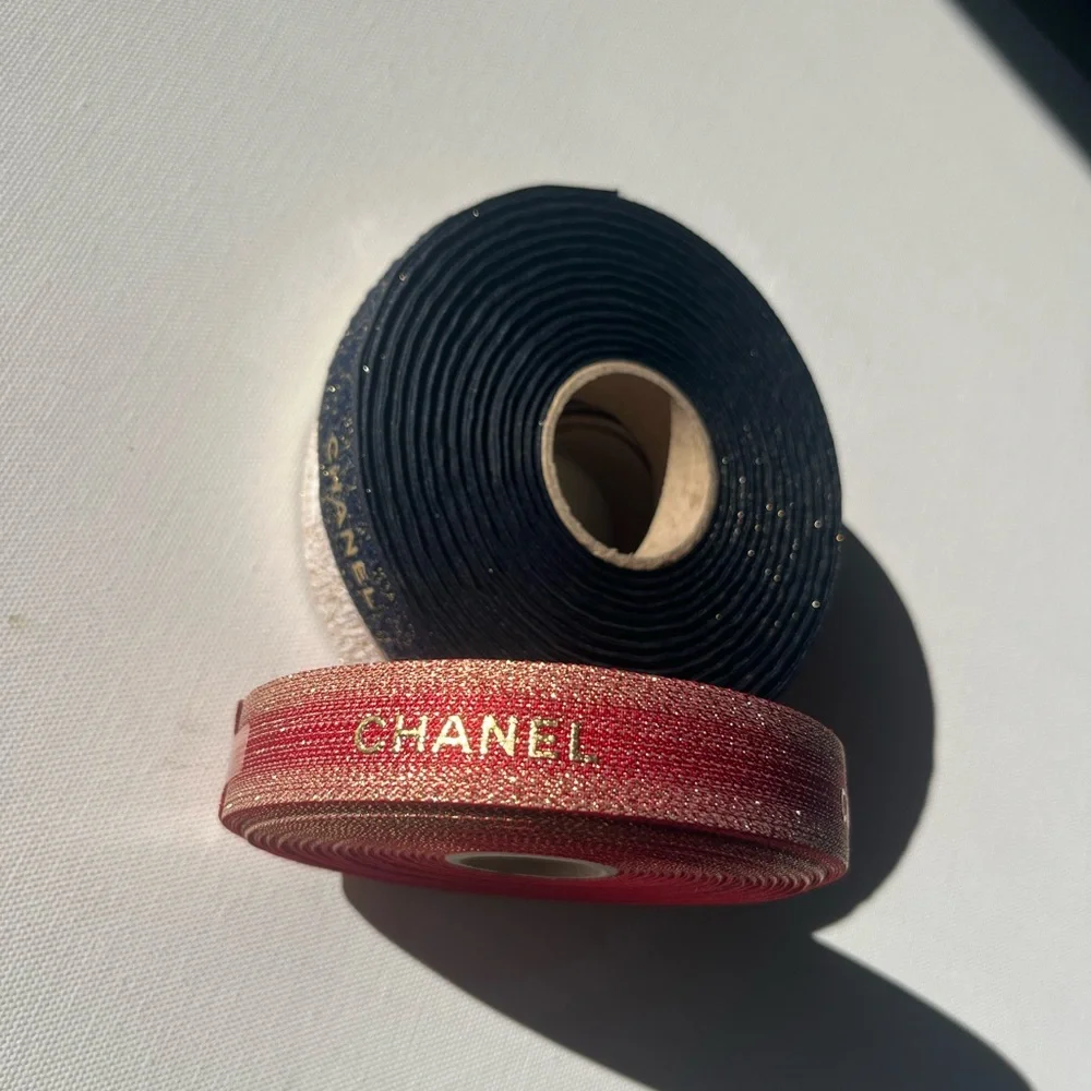 Chanel Holiday Red Ribbon Roll